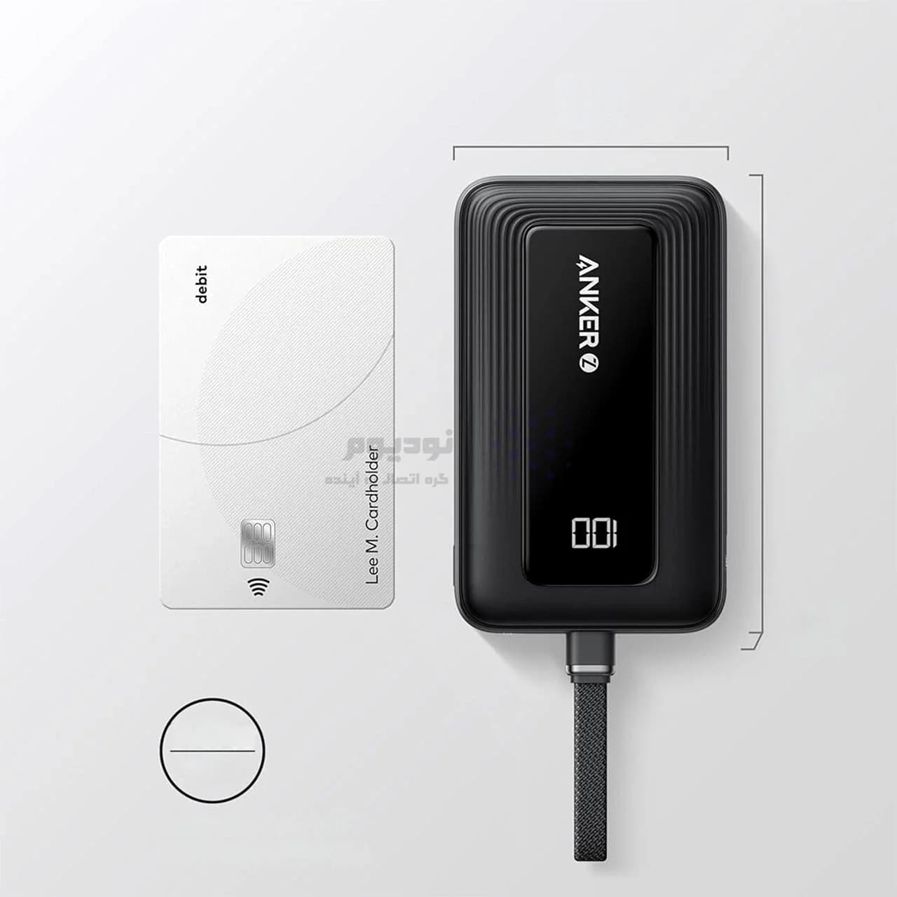 پاور بانک فست شارژ Anker 30W 20000mAh مدل A1681H11 30W – مشکی (گارانتی یکساله شرکتی) — تصویر ۴