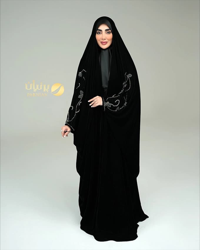 چادر عربی جده مخمل ونوس ایتالیا ترنم