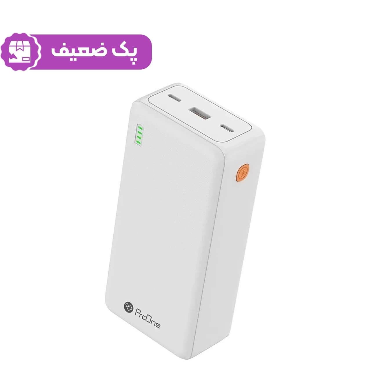 پاوربانک فست شارژ ProOne 30000mAh مدل PPB5303 22.5W – مشکی – پک ضعیف — تصویر ۲