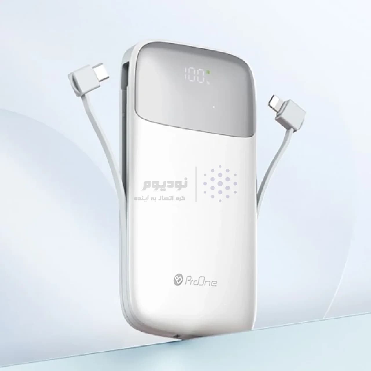 پاوربانک PD و فست شارژ ProOne 20000mAh مدل Volto 20 PPB5213 22.5W – سفید — تصویر ۱۱