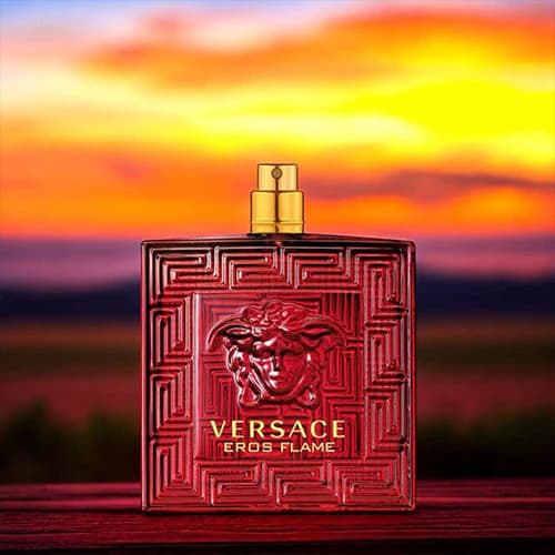 ادکلن ورساچه اصل مدل Eros Flame با رایحه گرم و تند و ماندگاری بالا — تصویر ۳