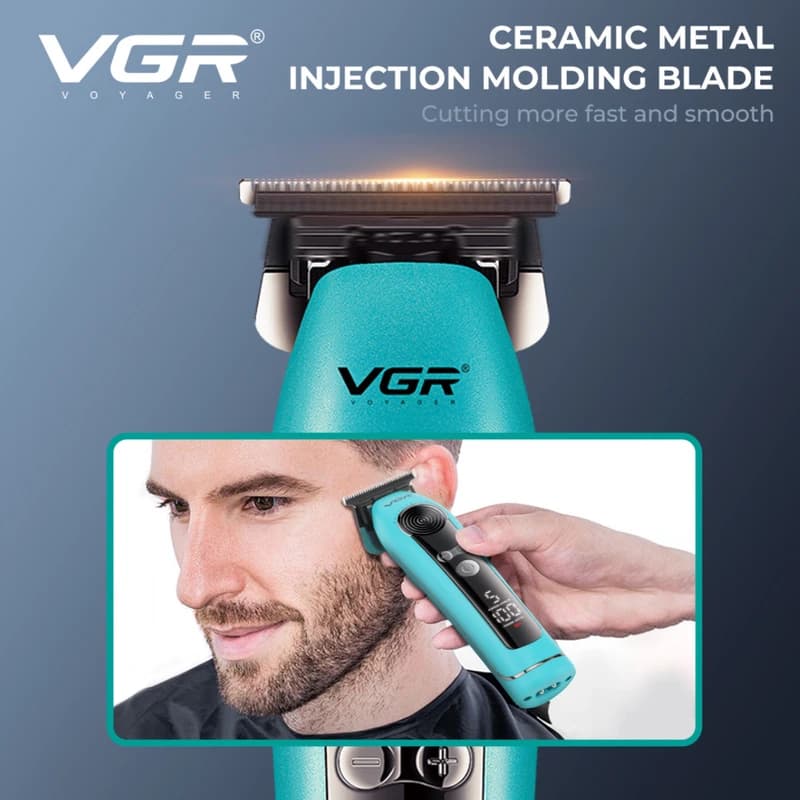 ماشین اصلاح موی سر و صورت شارژی وی جی ار مدل V-299 — تصویر ۷