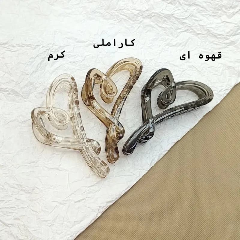 کلیپس کریستالی قلب- کد 843 — تصویر ۷