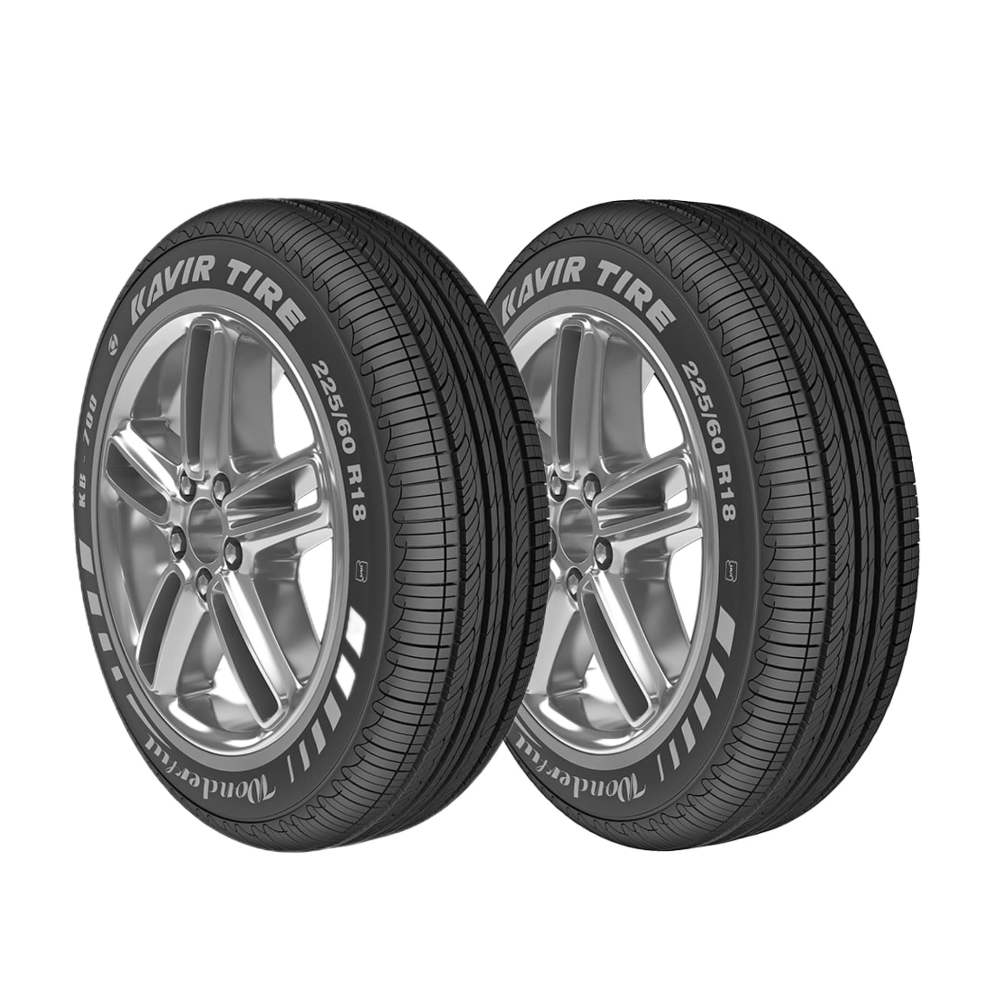 لاستیک کویر تایر 225/60/18 گل KB700 دو حلقه تولید 2026