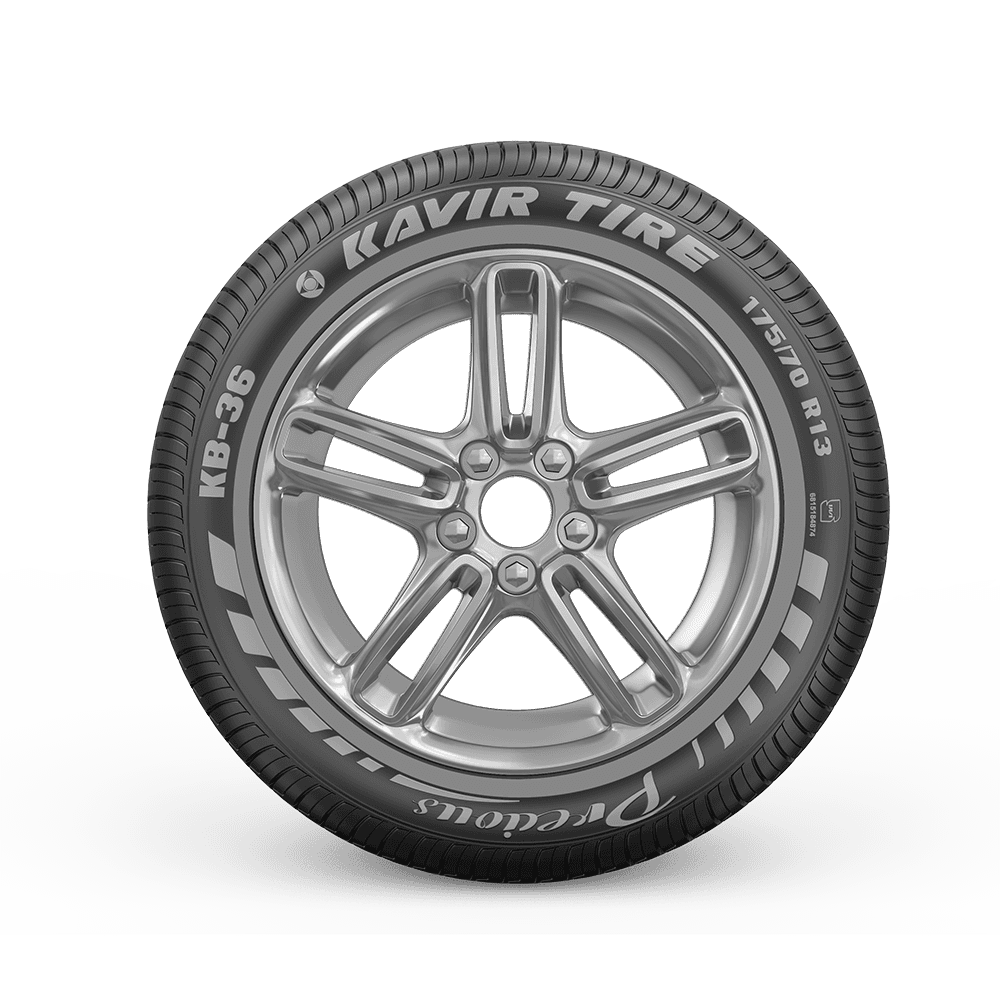 لاستیک کویر تایر 175/70/13 گل KB36 دو حلقه تولید 2026 — تصویر ۳