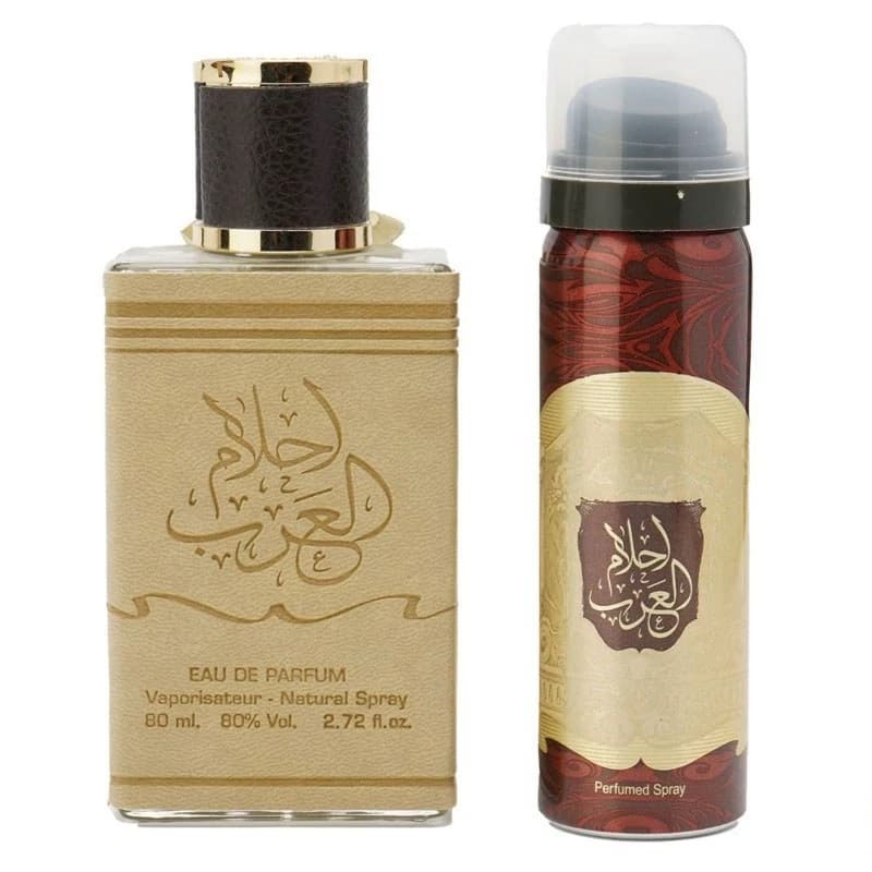 عطر احلام العرب برند ارض الزعفران 100 میل همراه اسپری