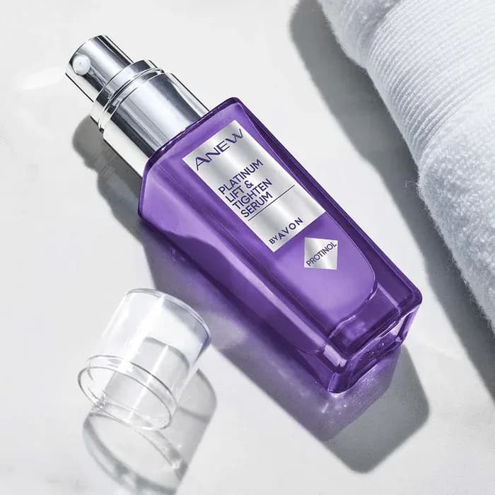 سرم پلاتینیوم لیفت آون AVON سفت کننده پوست صورت حجم 30 میل — تصویر ۴