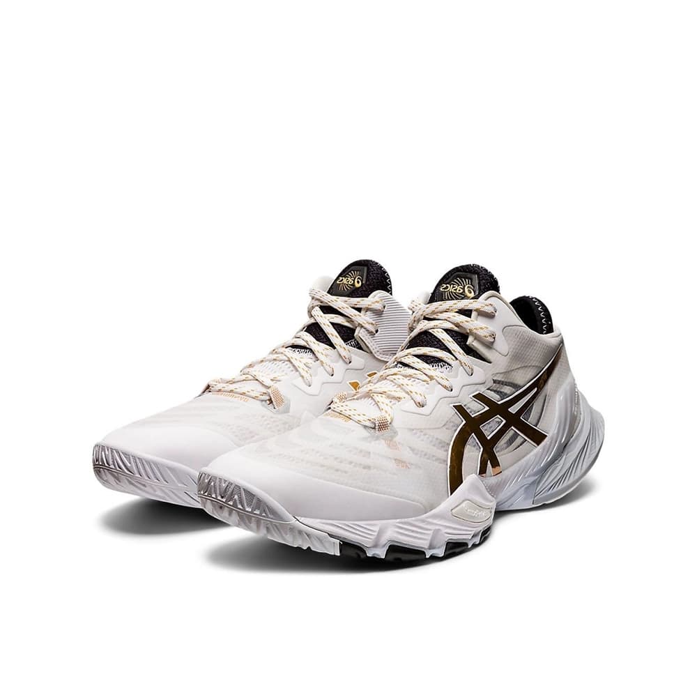 کتونی والیبال Asics Metarise Tokyo اسیکس متارایز توکیو رنگ سفید قهوه ای — تصویر ۳