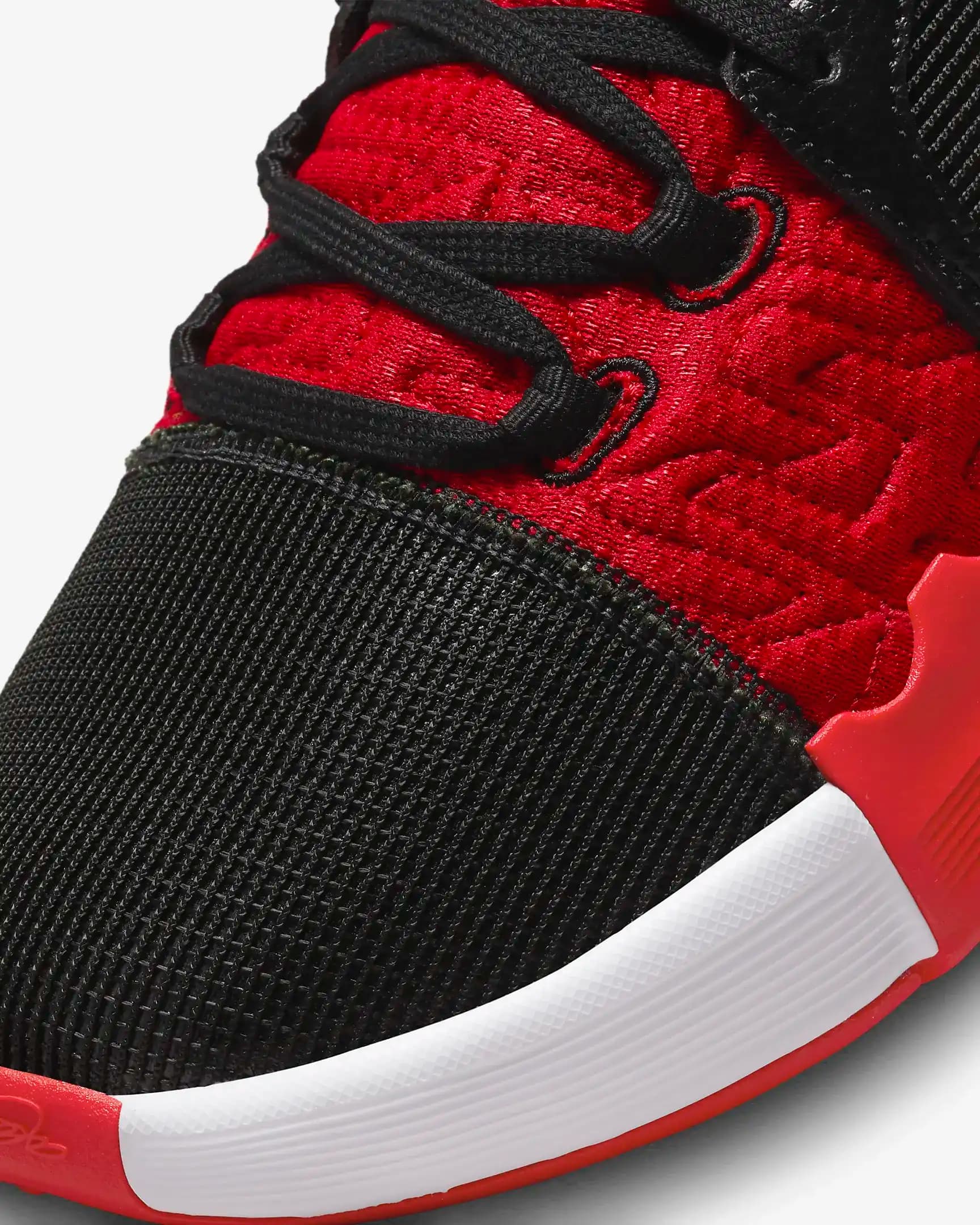 کتونی بسکتبال Nike Lebron Witness 8 نایک لبرون ویتنس 8 مشکی قرمز — تصویر ۸