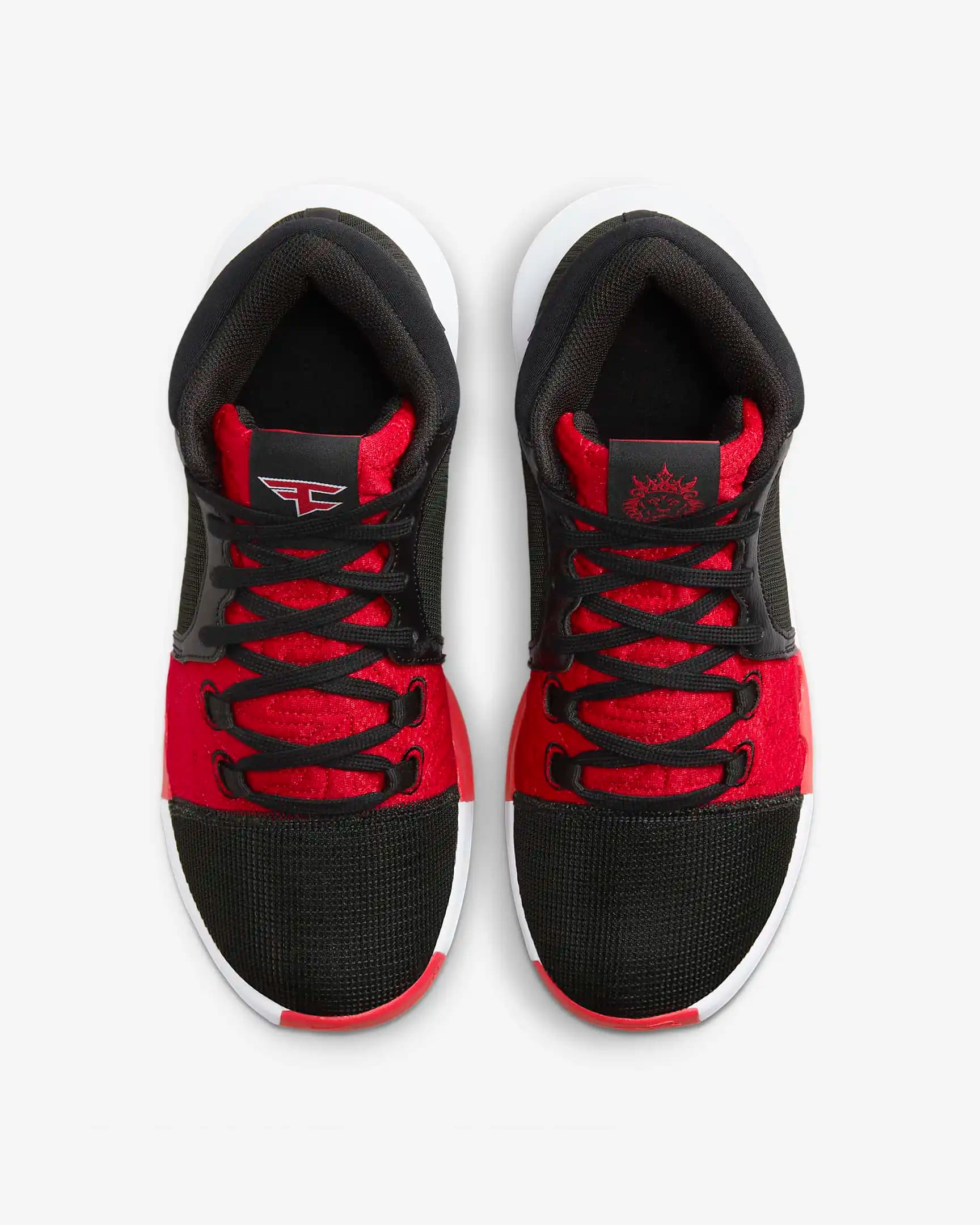 کتونی بسکتبال Nike Lebron Witness 8 نایک لبرون ویتنس 8 مشکی قرمز — تصویر ۵