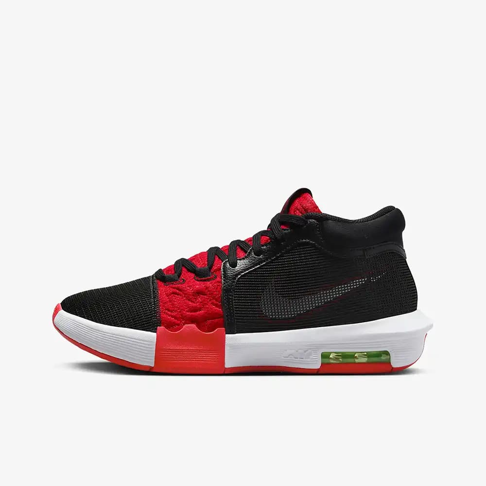 کتونی بسکتبال Nike Lebron Witness 8 نایک لبرون ویتنس 8 مشکی قرمز — تصویر ۲