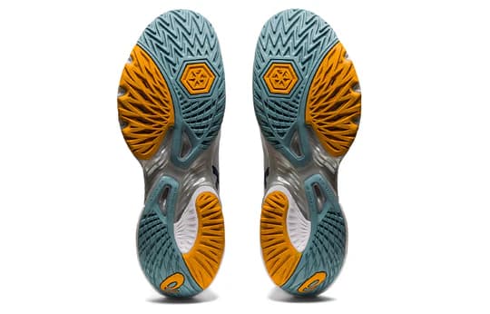کتونی والیبال Asics Metarise Tokyo اسیکس متارایز توکیو سفید سرمه ای — تصویر ۵
