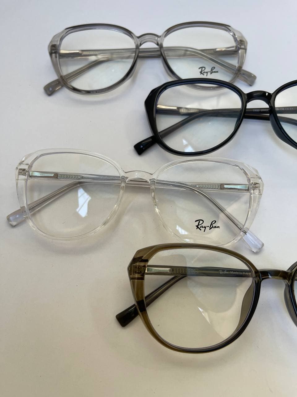 عینک طبی ری بن مدل Classic Oval فریم ضخیم سبک دسته TR90 کد 28004