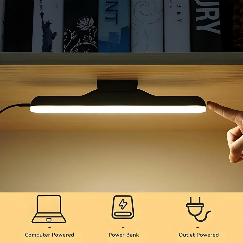 چراغ شارژی مهتابی مدل Cool Lamp با پنل لمسی — تصویر ۴