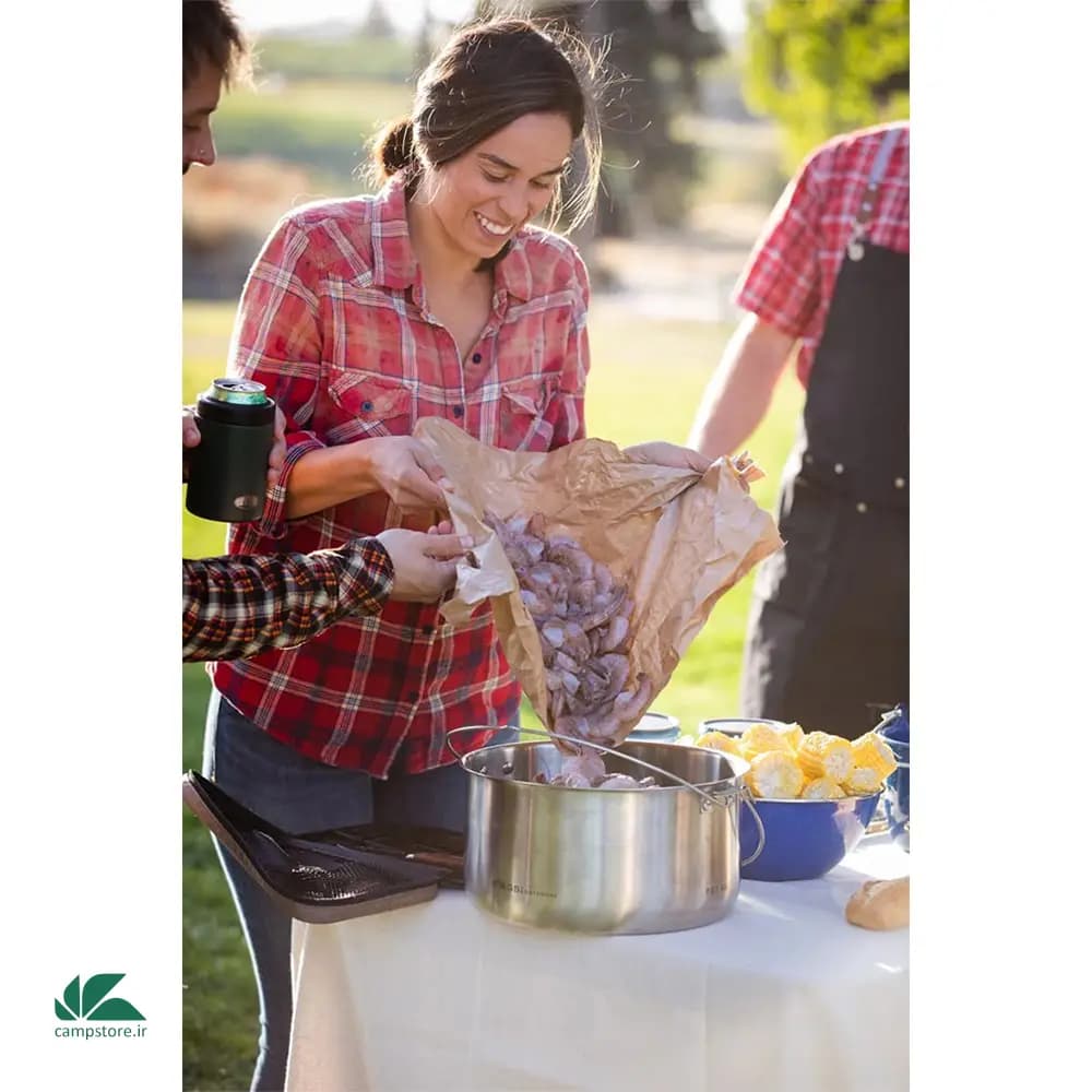 ست ظروف 8 نفره جی اس آی مدل Glacier Stainless Troop Cookset — تصویر ۸