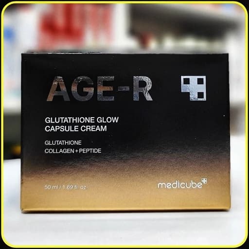 کرم کپسولی گلوتاتیون مدی کیوب AGE-R Glutathione Glow Capsule Cream حجم 50 میلیلیتر — تصویر ۲