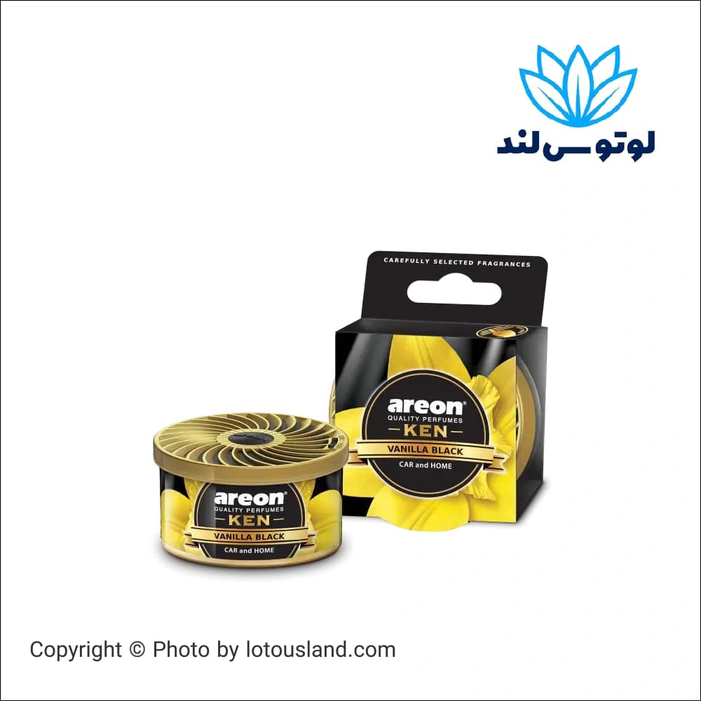 خوشبوکننده هوا Areon Ken مدل Vanilla Black