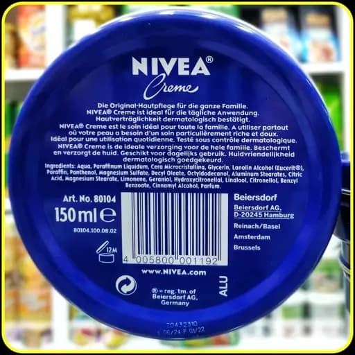 کرم نیوآ کلاسیک ۱۵۰ میلیلیتر | NIVEA Creme 150 ml مرطوبکننده چندمنظوره — تصویر ۲