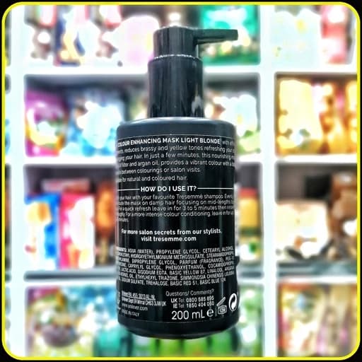 ماسک رنگساژ مو بلوند روشن ترزمه ۲۰۰ میلیلیتر | TRESemmé Colour Enhancing Mask Light Blonde — تصویر ۲