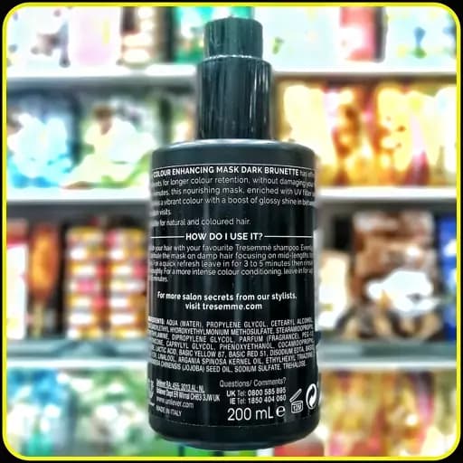 ماسک مو ترزمه تقویتکننده رنگ Dark Brunette حجم 200 میلیلیتر | TRESemmé Colour Enhancing Mask — تصویر ۲