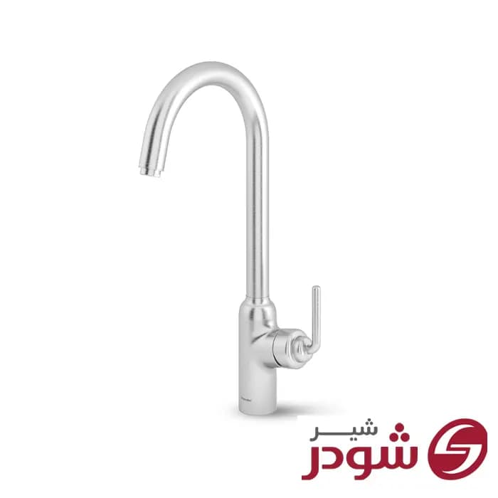 شیر آشپزخانه مدل مودیکا کروم مات شودر