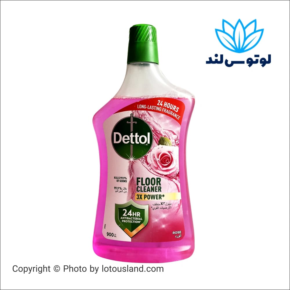 مایع ضدعفونی کننده سطوح دتول مدل rose حجم 900 میل