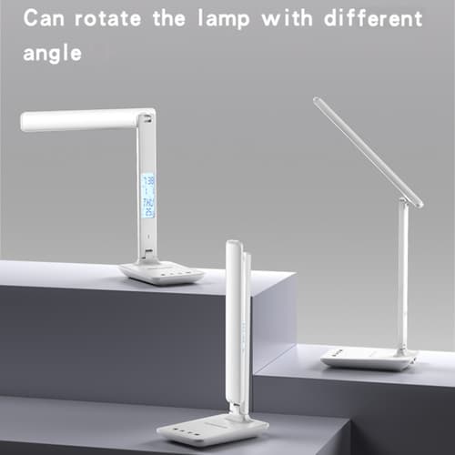 چراغ مطالعه و شارژر وایرلس رومیزی یسیدو Yesido Desk Lamp DS20 — تصویر ۴