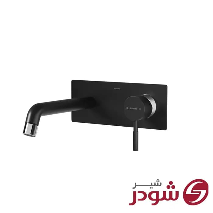 شیر روشویی یک تکه توکار مدل روگن کروم شودر — تصویر ۴