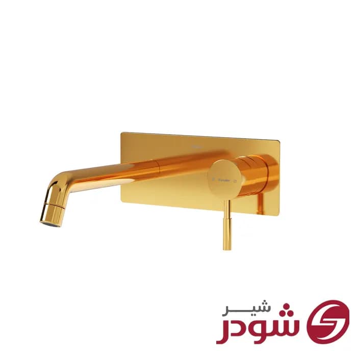 شیر روشویی یک تکه توکار مدل روگن کروم شودر — تصویر ۸