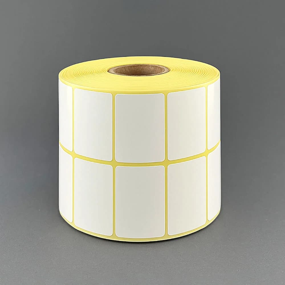 لیبل PVC سفید 45*30 میلی متر