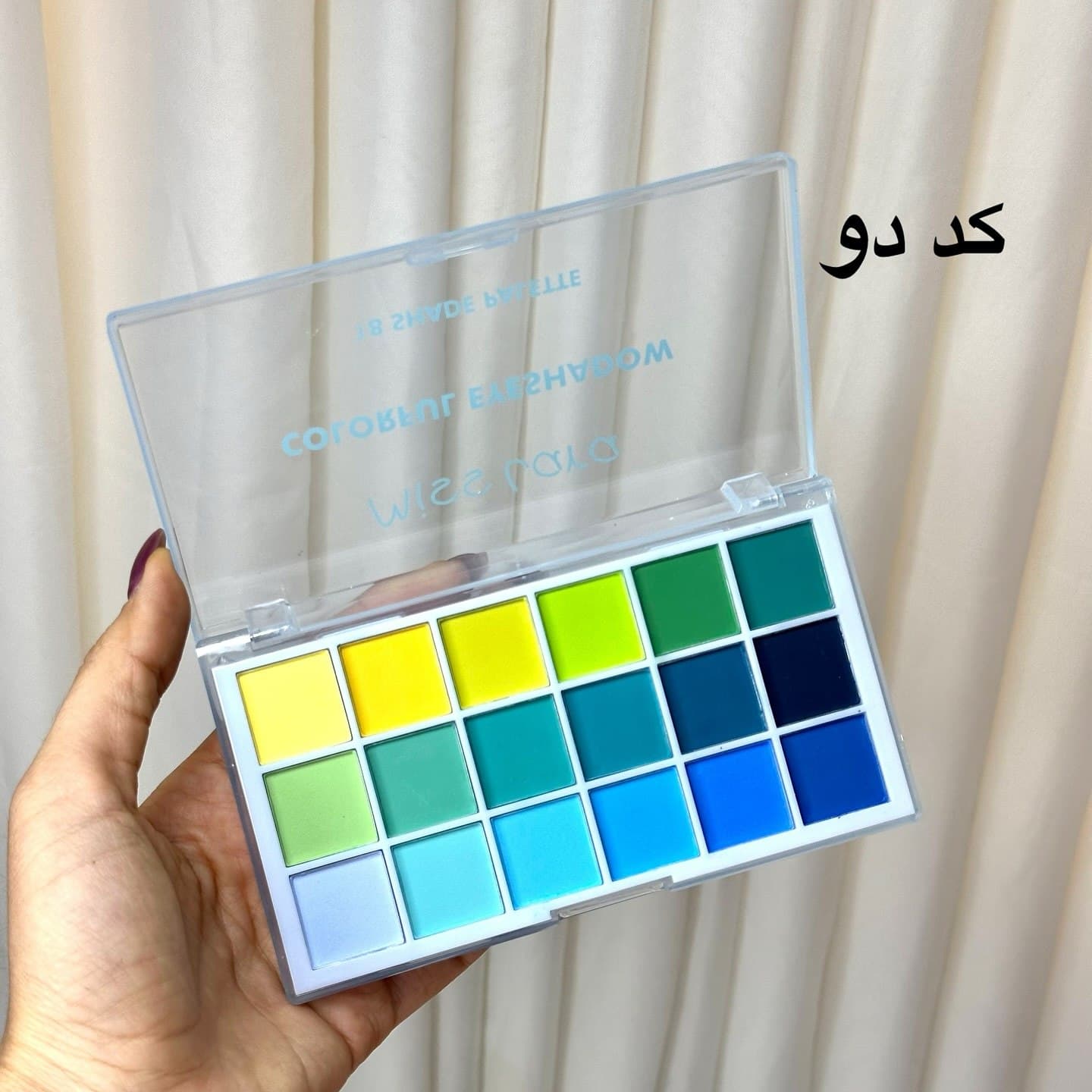 پالت سایه تابستونی میس لارا 18 رنگ — تصویر ۴