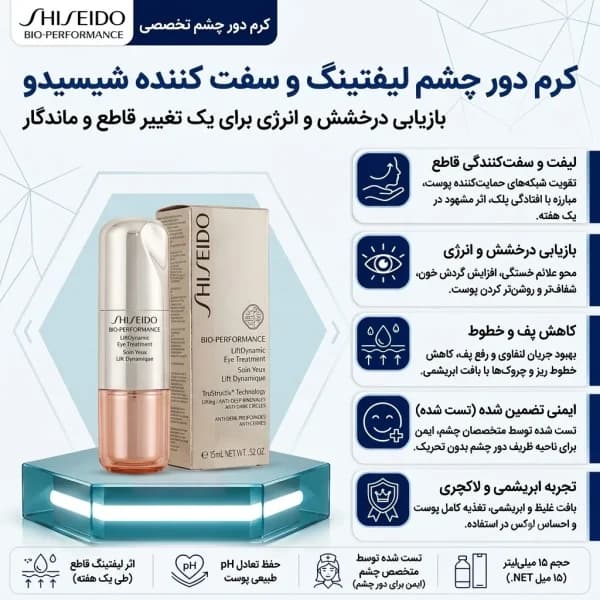 کرم دور چشم لیفتینگ و سفت کننده شیسیدو