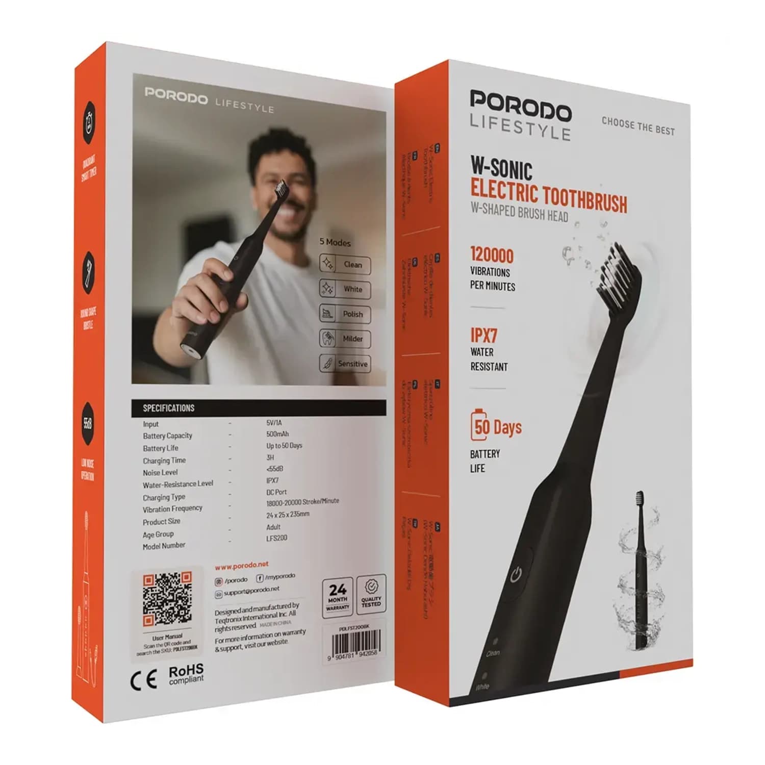 مسواک برقی پرودو W Sonic Electric Toothbrush — تصویر ۸