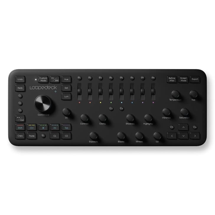 کنترلر نرم افزار ویرایش عکس و فیلم لوپ دک | loupedeck مدل loupedeck+ LDD-1081