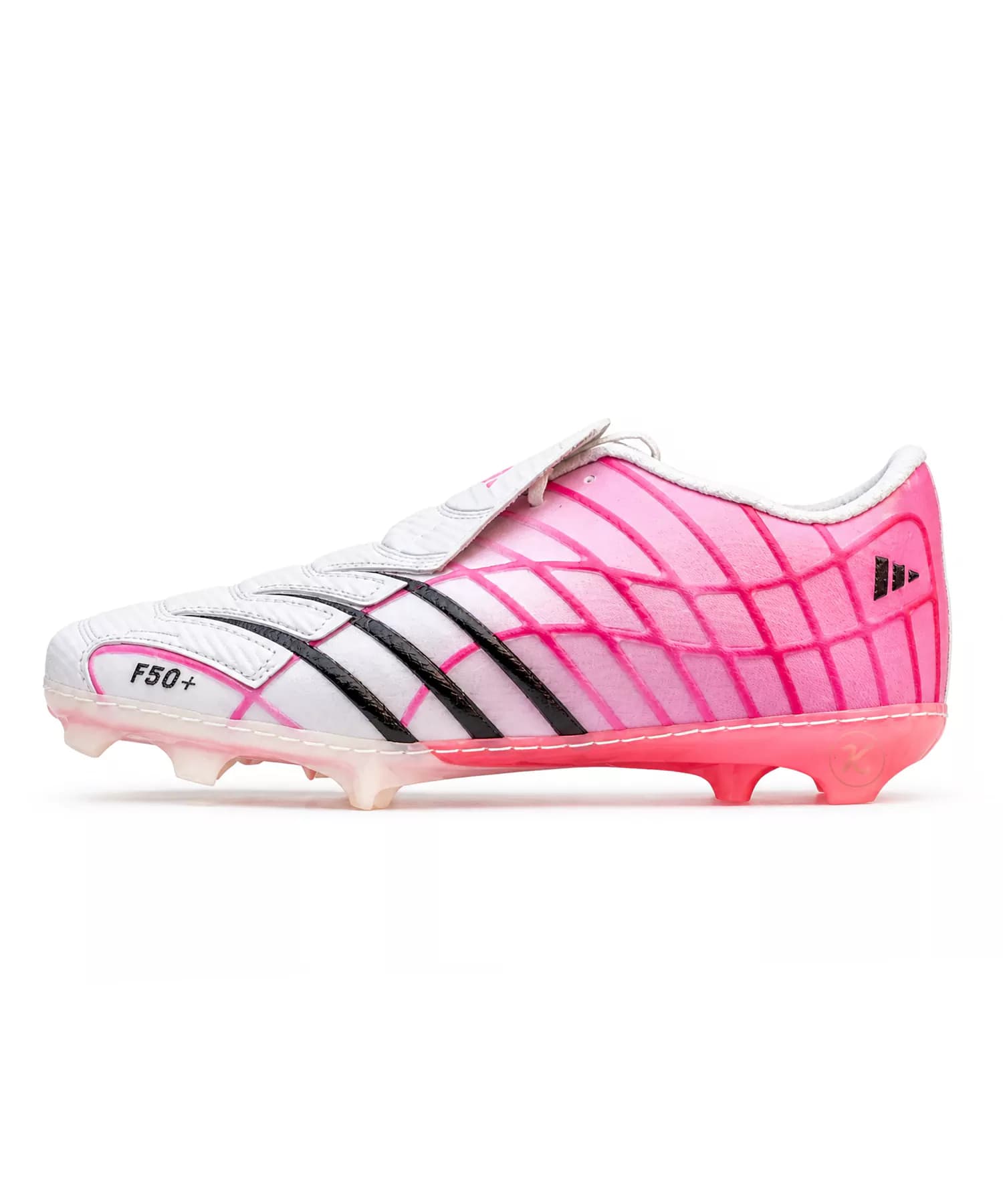 کفش فوتبال آدیداس F50 سفید صورتی Adidas F50 2 — تصویر ۱۰