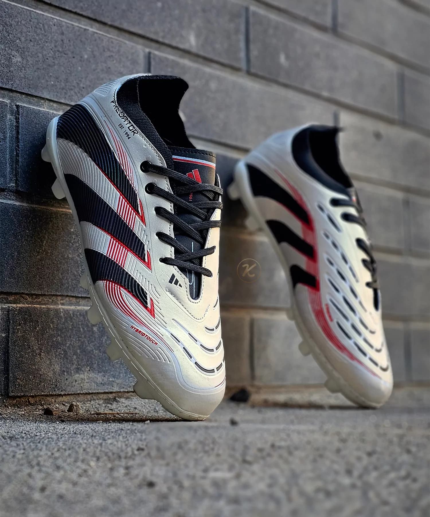 کفش فوتبال آدیداس پردیتور الایت سفید Adidas predator elite (زیره سفید) — تصویر ۳
