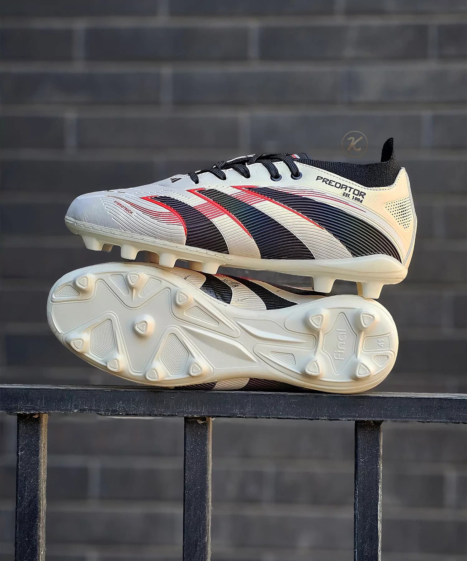کفش فوتبال آدیداس پردیتور الایت سفید Adidas predator elite (زیره سفید) — تصویر ۴
