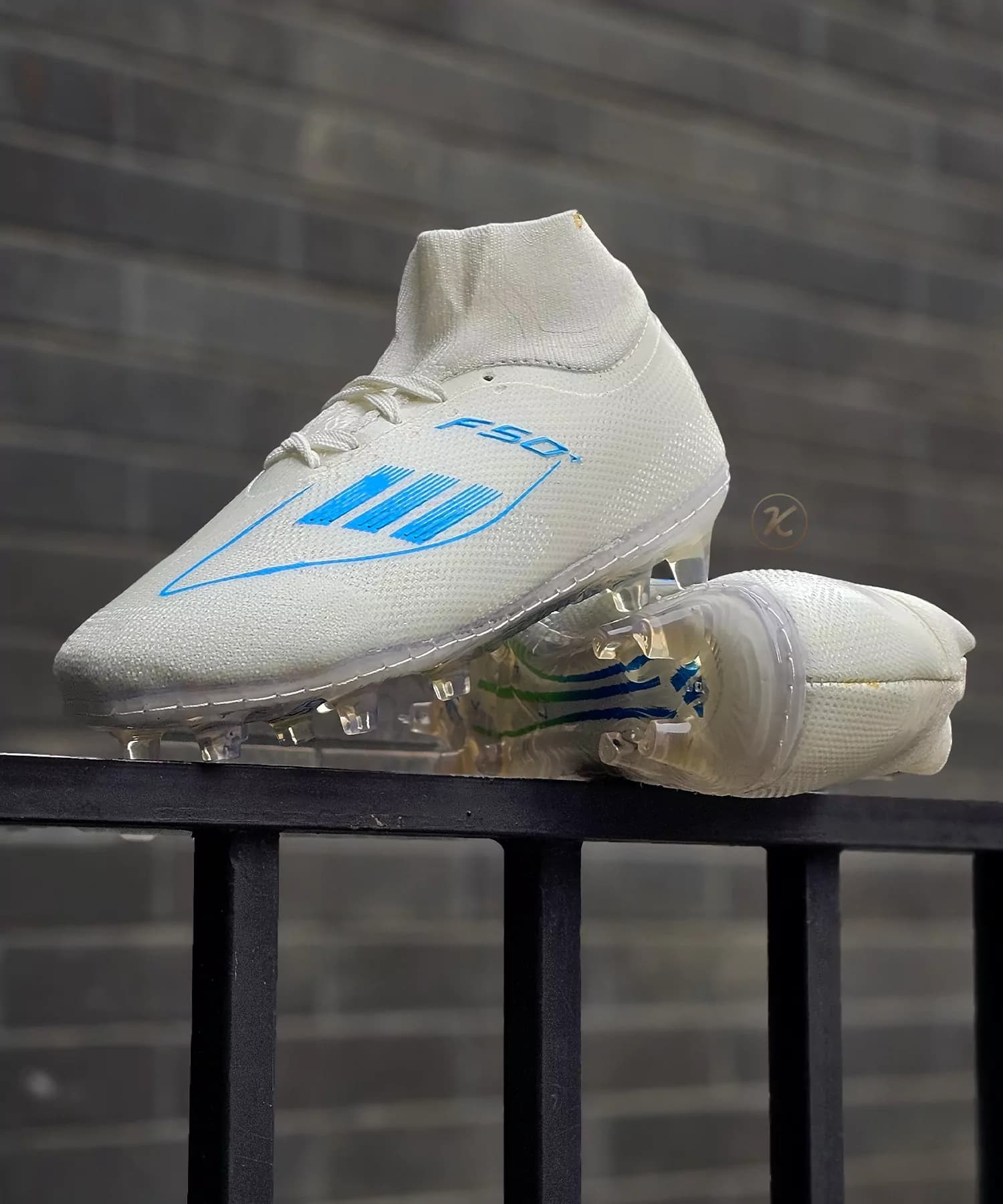کفش فوتبال آدیداس f50 الایت سفید رنگی Adidas F50 Elite(زیره ژله ای) — تصویر ۹