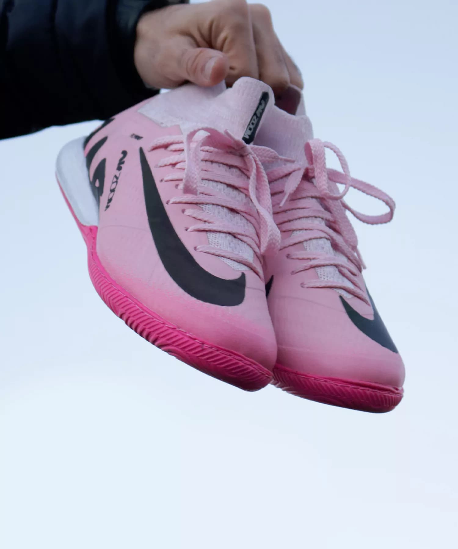 کفش سالنی نایک مرکورریال ایرزوم صورتی ساقدار Nike Airzoom — تصویر ۶