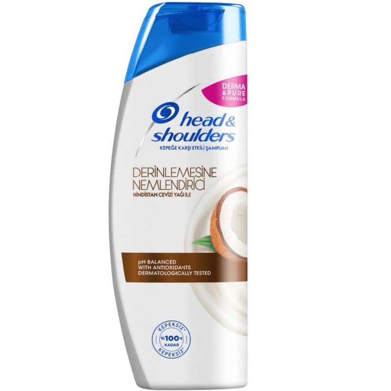 شامپو ضد شوره هد اند شولدرز Head & Shoulders حاوی عصاره نارگیل مناسب موهای چرب، حجم ۳۳۰ML — تصویر ۲