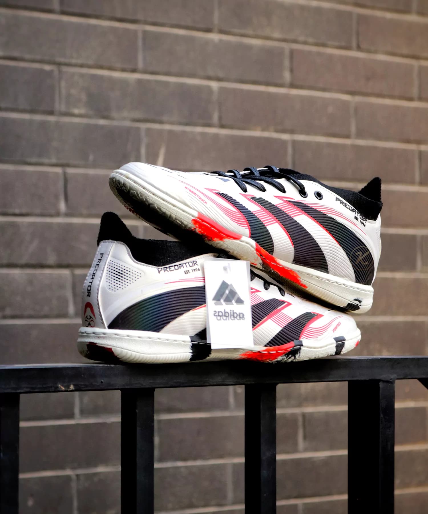 کفش سالنی آدیداس پردیتور الایت سفید Adidas predator elite — تصویر ۵