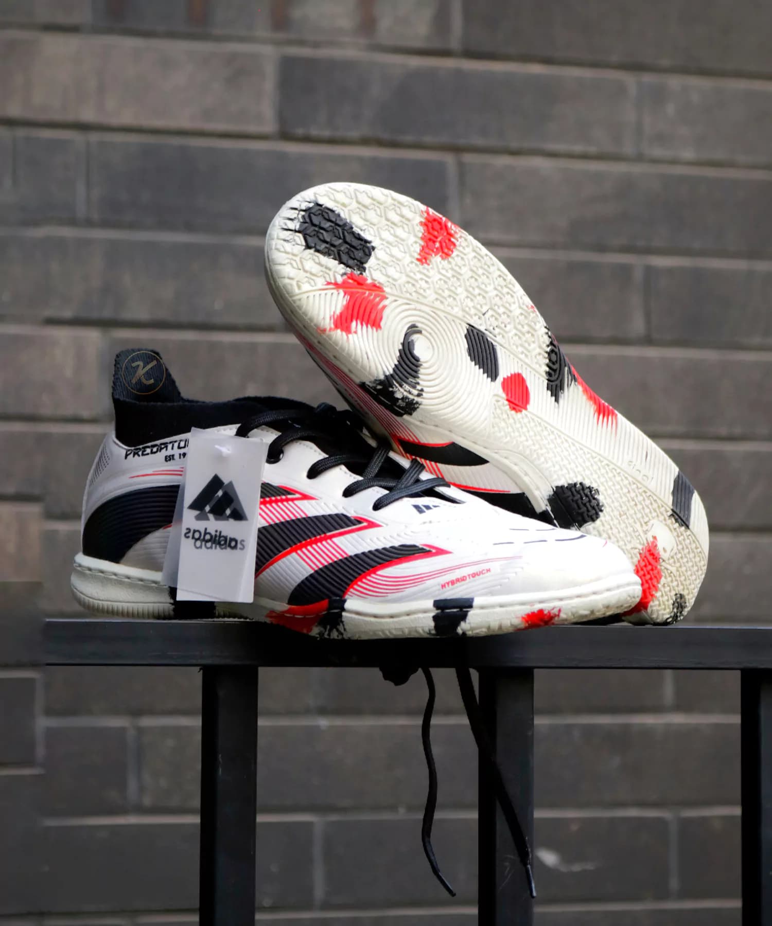 کفش سالنی آدیداس پردیتور الایت سفید Adidas predator elite — تصویر ۶