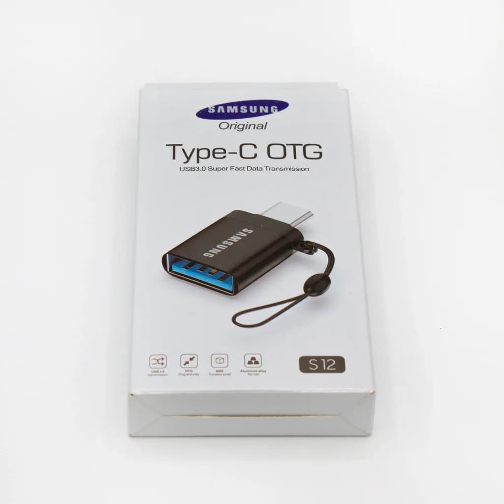 تبدیل OTG تایپ سی مدل سامسونگ USB3.0 سوپر فست S12 — تصویر ۵