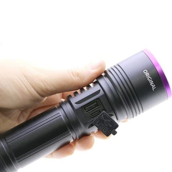 چراغ قوه یووی کینساچ مدل KS-UV365nm با پاوربانک — تصویر ۵