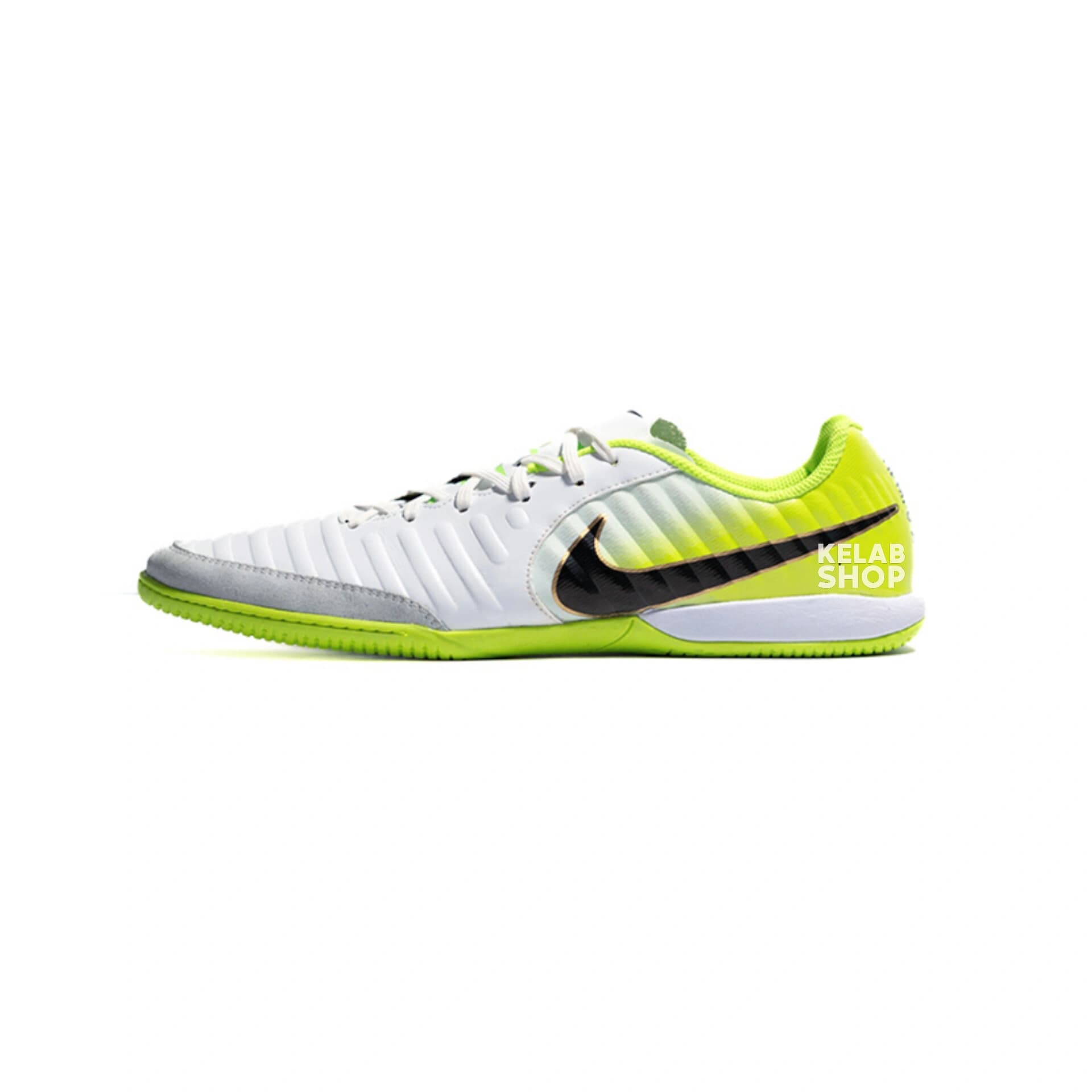 کفش فوتسال تمپو ایکس سفید سبز Nike Tiempo X — تصویر ۳