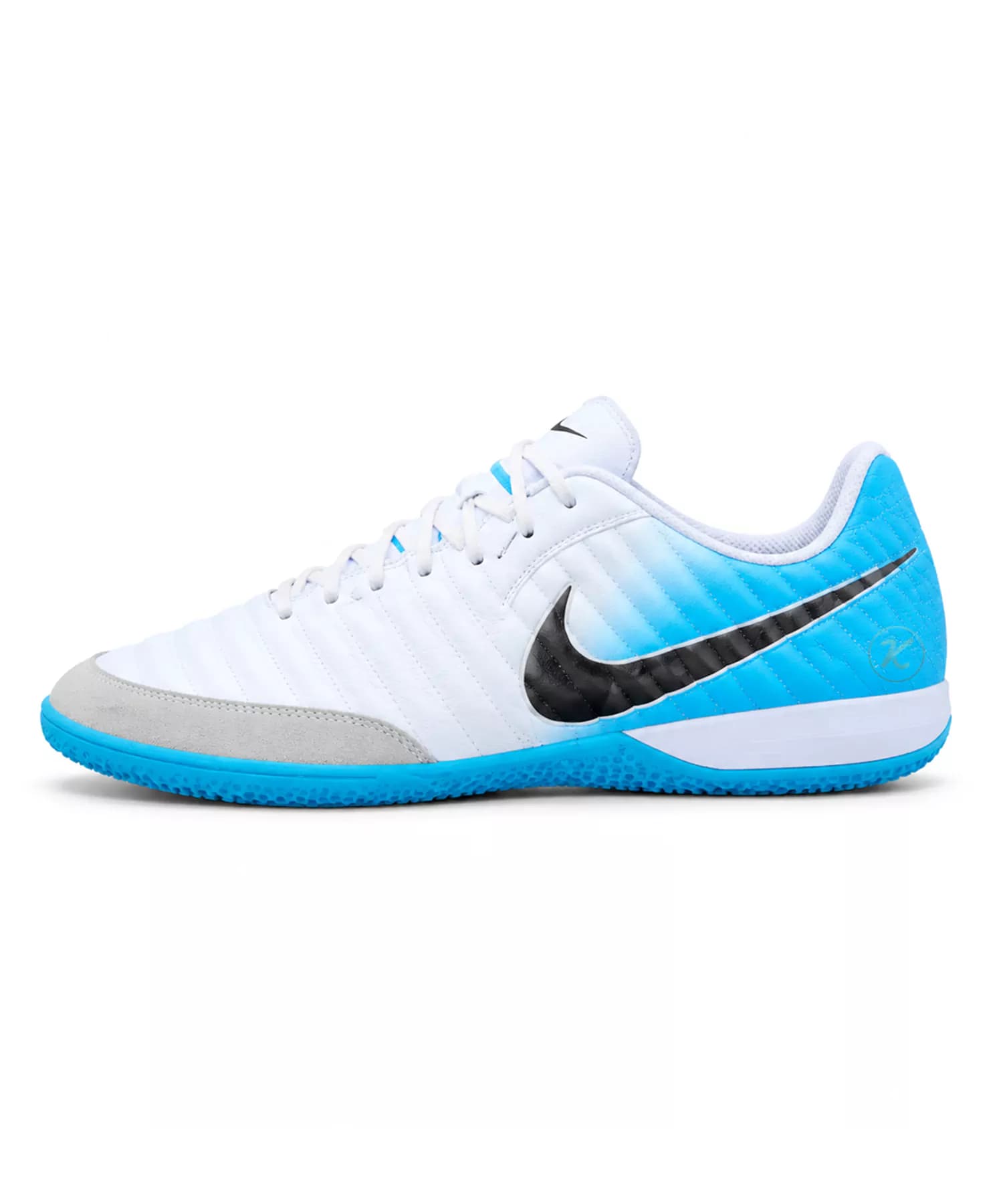 کفش سالنی تمپو ایکس سفید آبی Nike Tiempo X — تصویر ۱۰