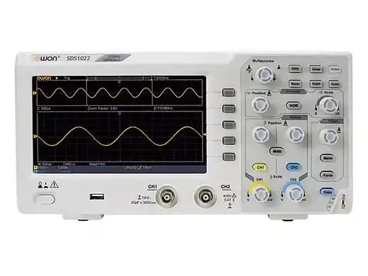 اسیلوسکوپ دیجیتال 20MHz دوکاناله مدل SDS-1022 — تصویر ۳