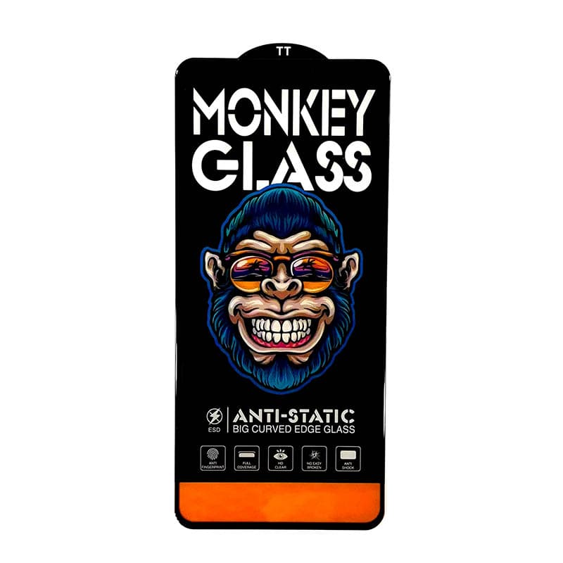 محافظ صفحه نمایش مانکی شیائومی REDMI NOTE 10 مدل MONKEY GLASS ANTI-STATIC — تصویر ۲