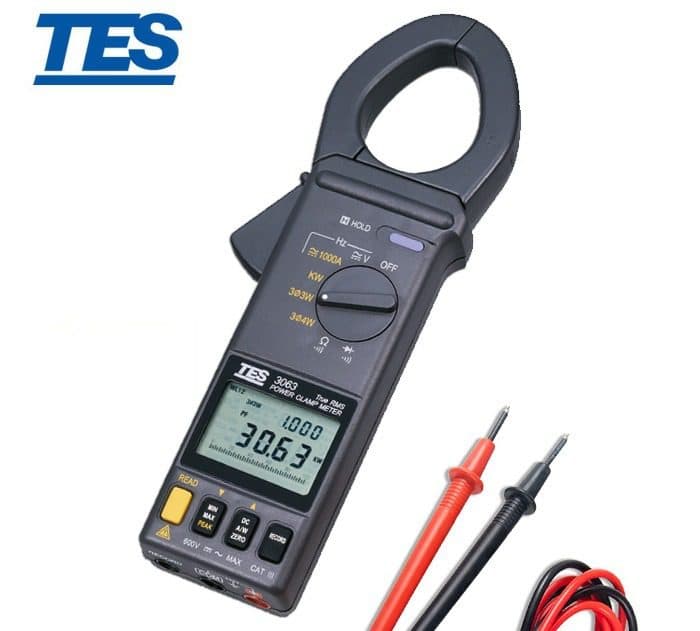 کلمپ قدرتی AC/DC دیتالاگر | مدل TES-3063 تایوان