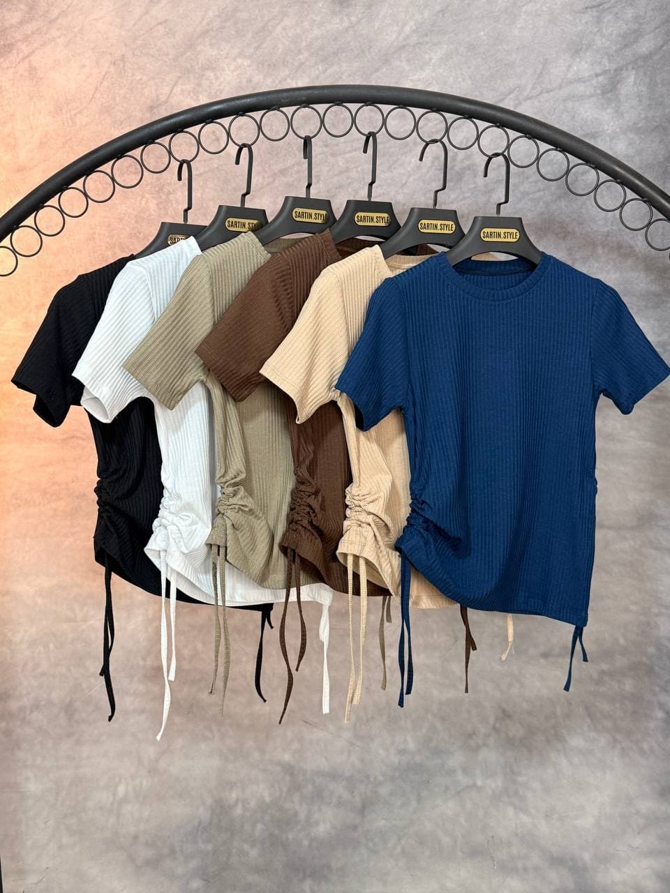 تیشرت یقه گرد بغل گت خور(عمده)